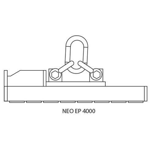 Lifting Magnet NEO EP 4000 drawing