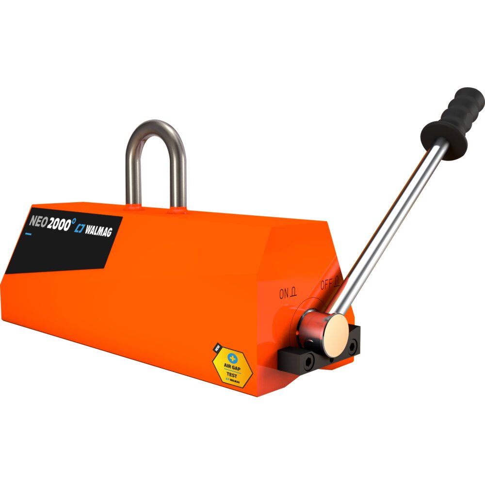 Niveau Laser Rotatif Aimant De Levage Permanent 400 Kg - 12 Aimants Néodyme Puissants, Jaune, Garantie 2 Ans Aimant Levage Permanent