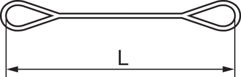 Elingue textile schéma