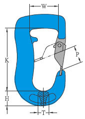 Schéma crochet élingue