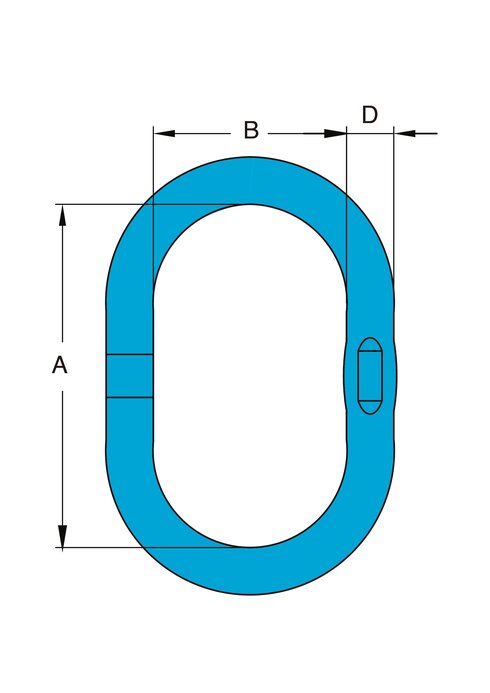 Anneau ovale simple Yoke
