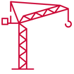 Grue à flèche relevable