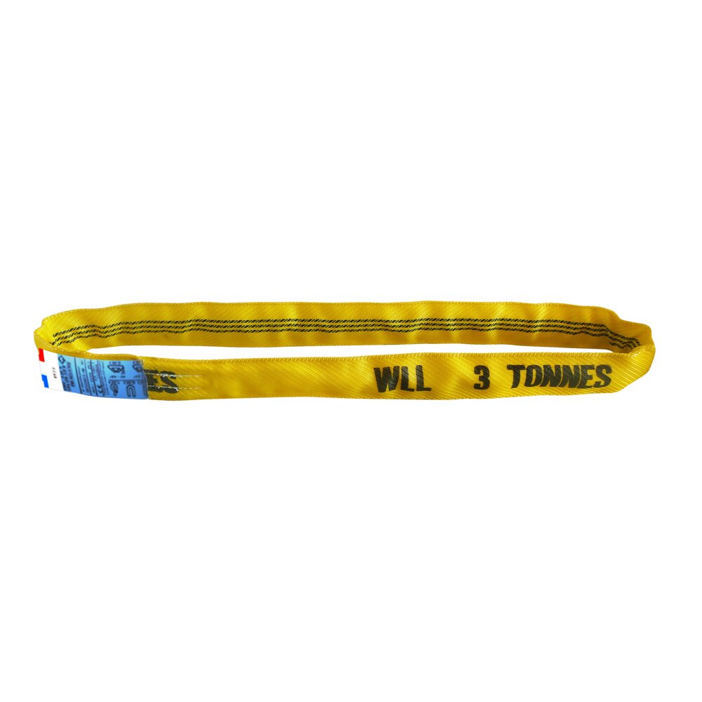 IPEA Sangle De Levage 2000 Kg - 60 Mm X 2 Mètres - Corde Polyester Anti-Abrasion Pour Charges Lourdes