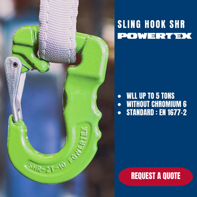 Sling hook SHR POWERTEX | © Traction Levage