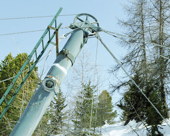 Ski lift cable