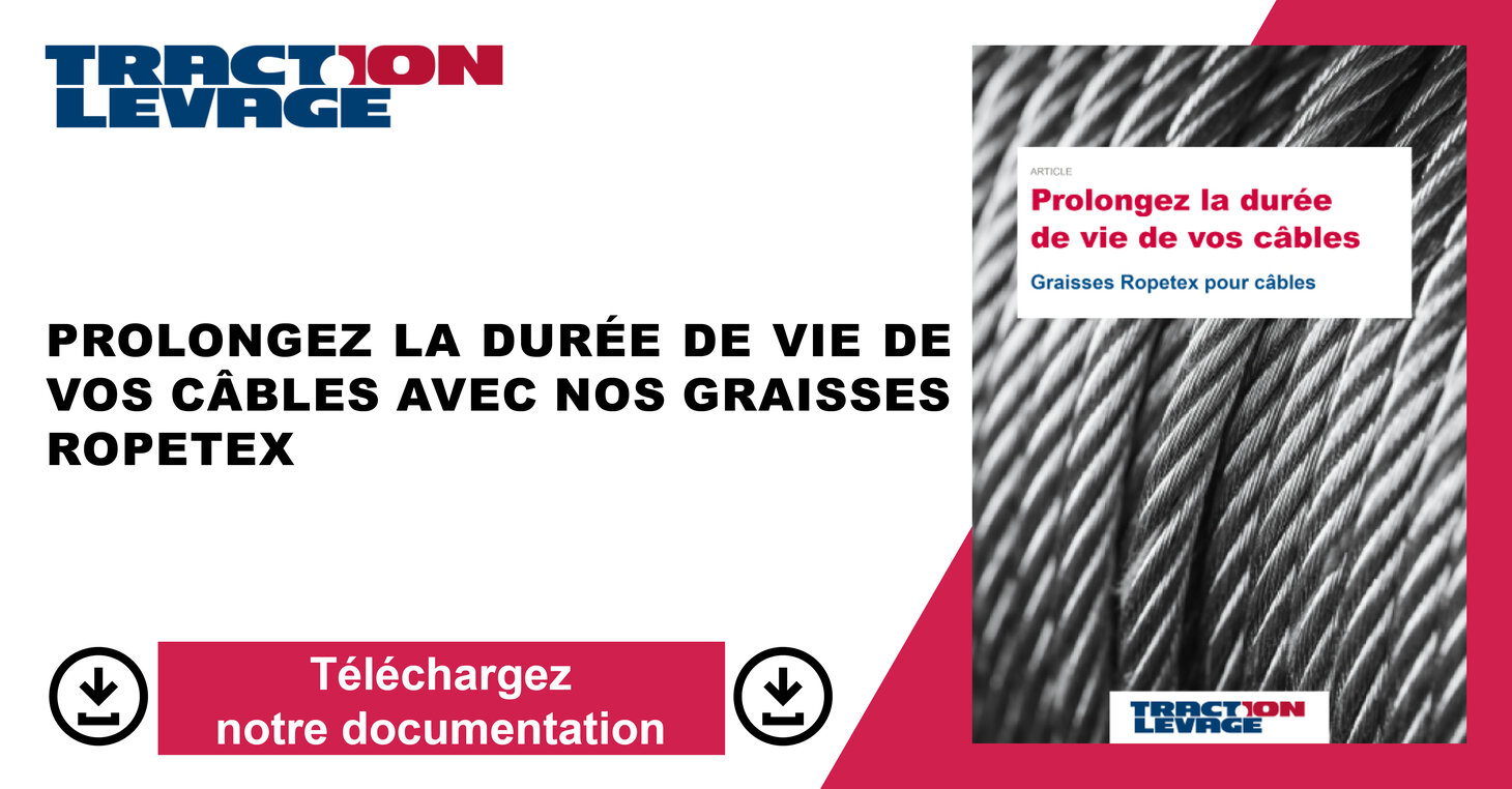 Graisses Ropetex pour câbles métalliques Graisses Ropetex pour câbles métalliques