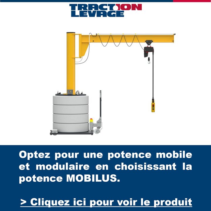Potence mobile et modulaire MOBILUS