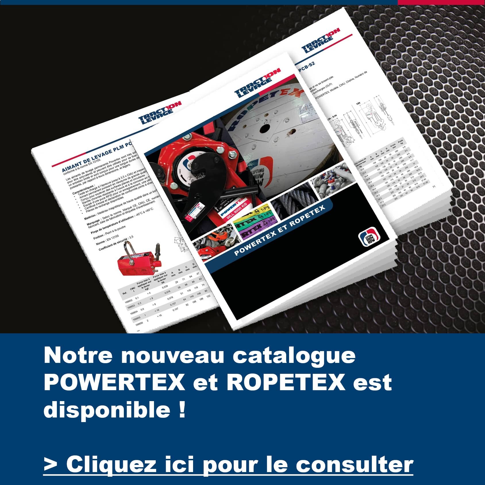 Produits pour levage et manutention | Traction Levage