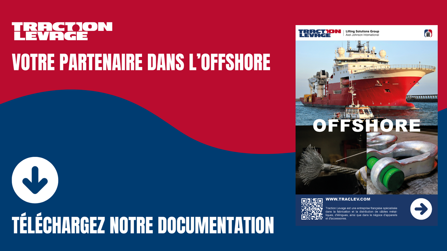 Plaquette dédiée offshore | © Traction Levage Plaquette dédiée offshore | © Traction Levage
