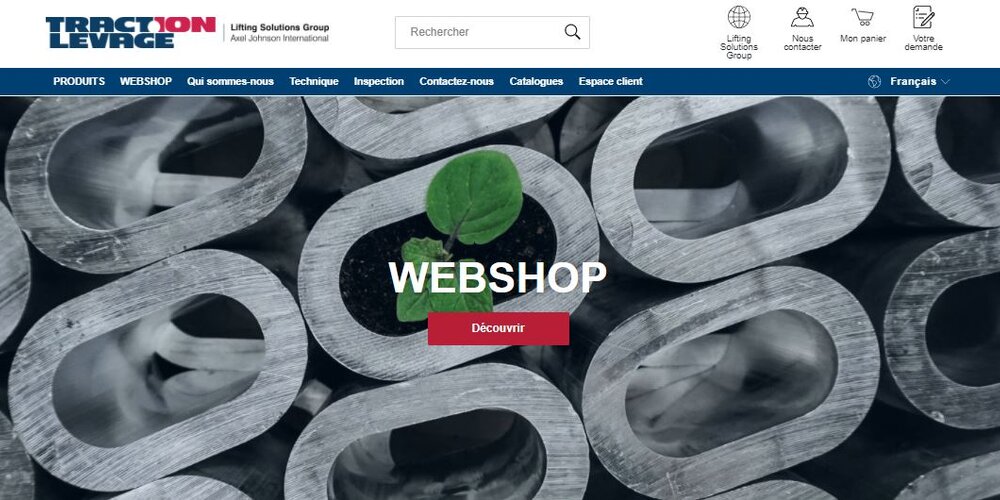 écran webshop