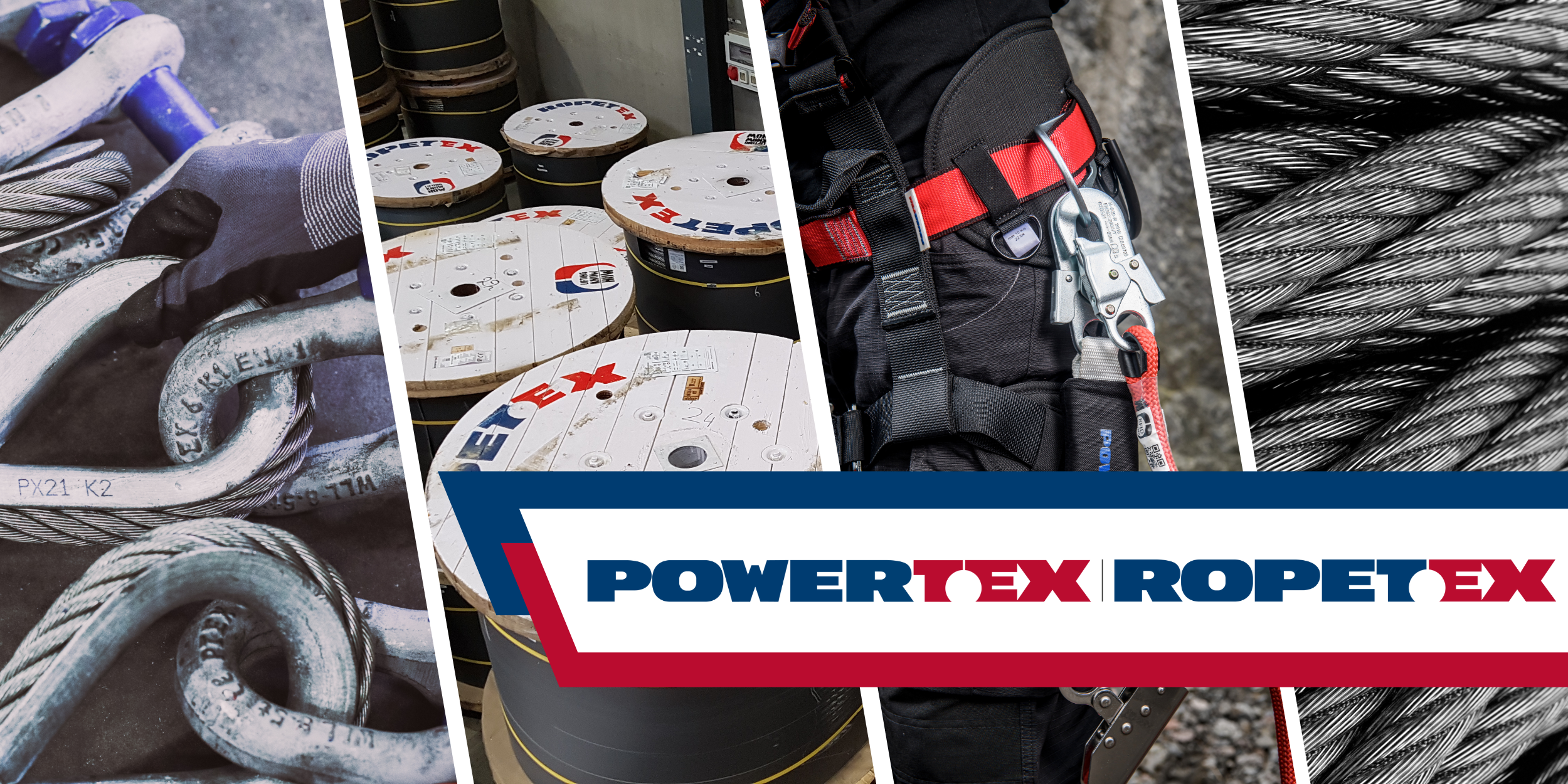 ROPETEX wire ropes and POWERTEX lifting accessories | © Traction Levage