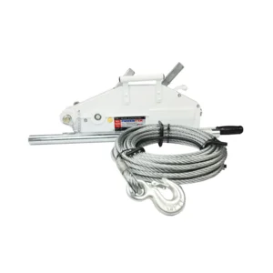 Treuil à câble passant avec câble 20 mètres | © Traction Levage