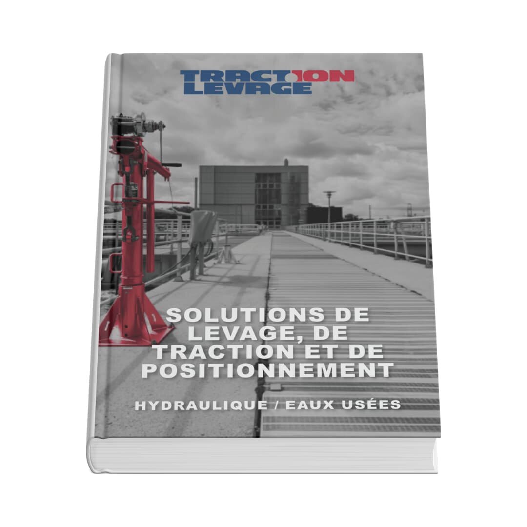 Brochure dédiée aux installations de traitement des eaux | © Traction Levage